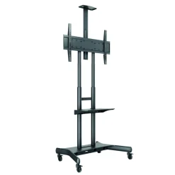 DPJ Workspace Bildschirm-Stativ Floorstand Basic 180 - Mit Ablage & Kamerahalter