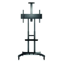 DPJ Workspace Bildschirm-Stativ Floorstand Basic 180 - Mit Ablage & Kamerahalter