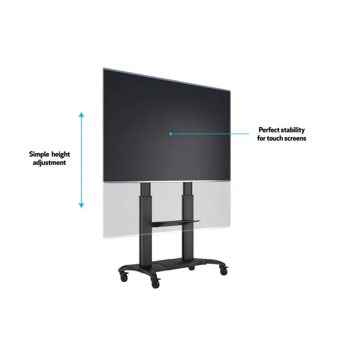 DPJ Workspace Bildschirm-Stativ Floorstand Dual Pillar 180 HD