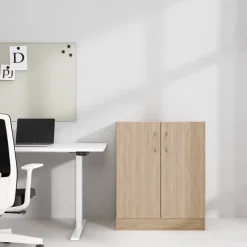 DPJ Workspace Büroschrank Modea - 2 Regalfächer, 92,5 cm hoch