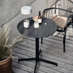 DPJ Workspace Cafétisch Helo - Klappbar, Runde Tischplatte