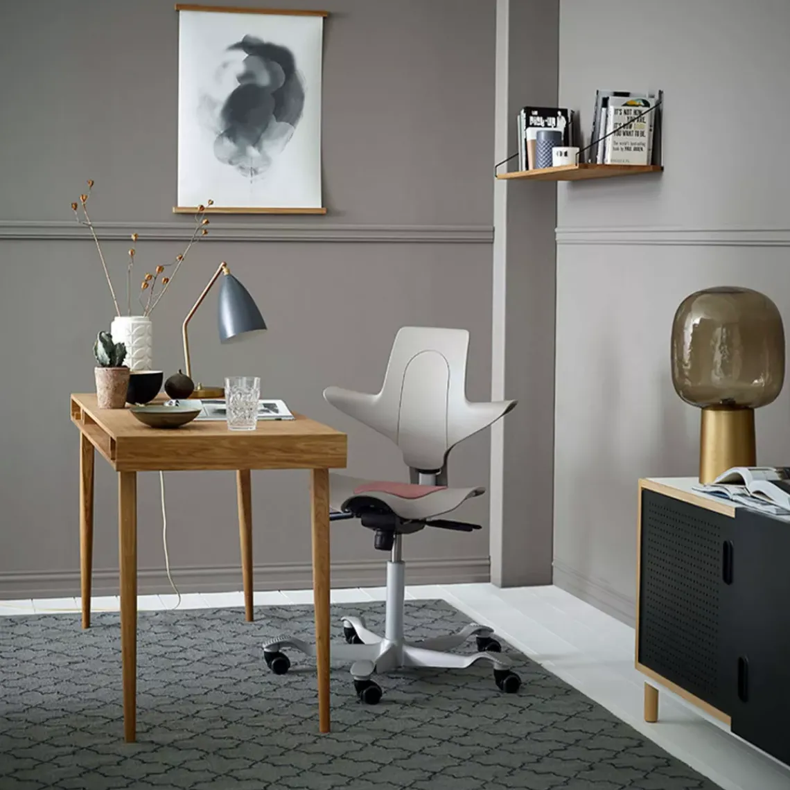 DPJ Workspace Ergonomischer Bürostuhl HÅG Capisco Puls 8010