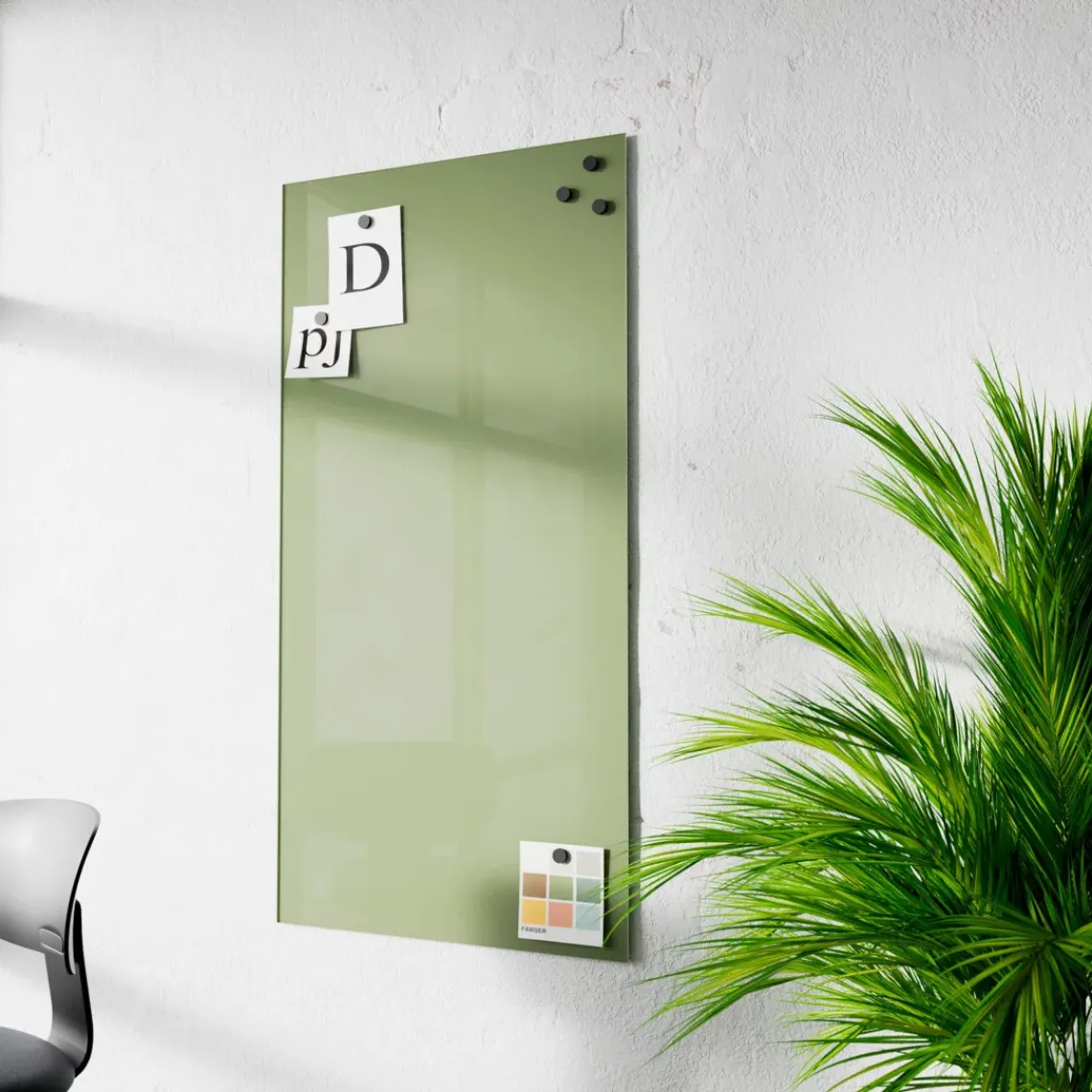 DPJ Workspace Glastafel Mood Wall