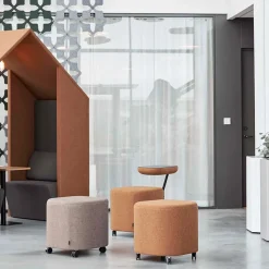 DPJ Workspace Hocker iQube - Mit Rädern