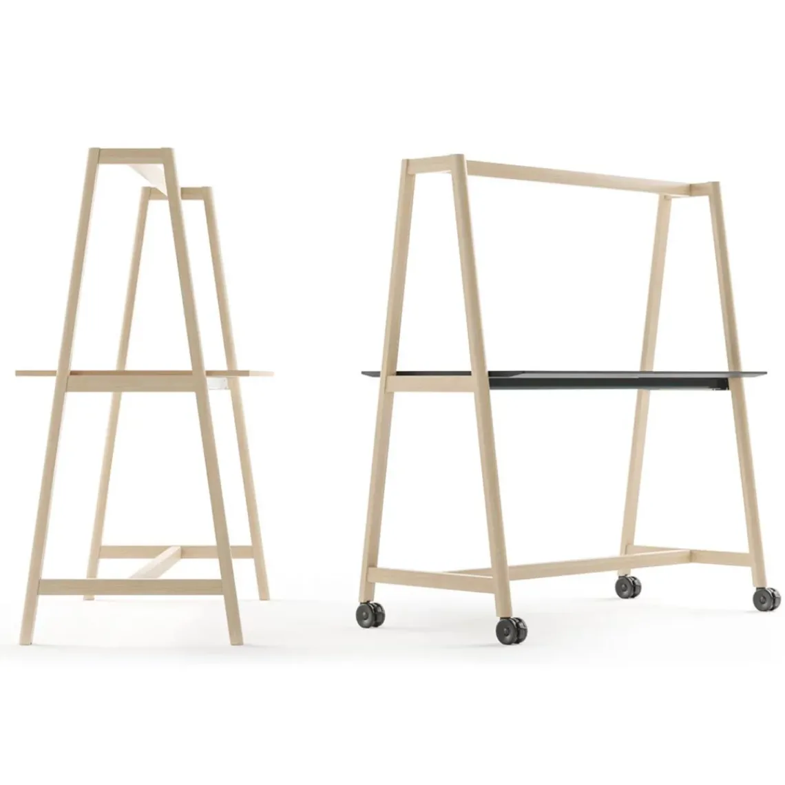 DPJ Workspace Hoher Projekttisch Nova Wood - HPL