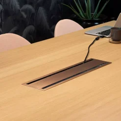 DPJ Workspace Kabelbox Bi-Box - Mit Steckdose, Groß