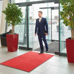 DPJ Workspace Klassischer waschbarer Eingangsteppich - Einfarbig