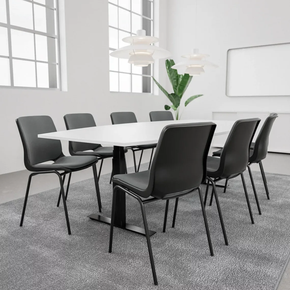 DPJ Workspace Konferenztisch SET 8 Personen - Agenda + Ana 4340SR