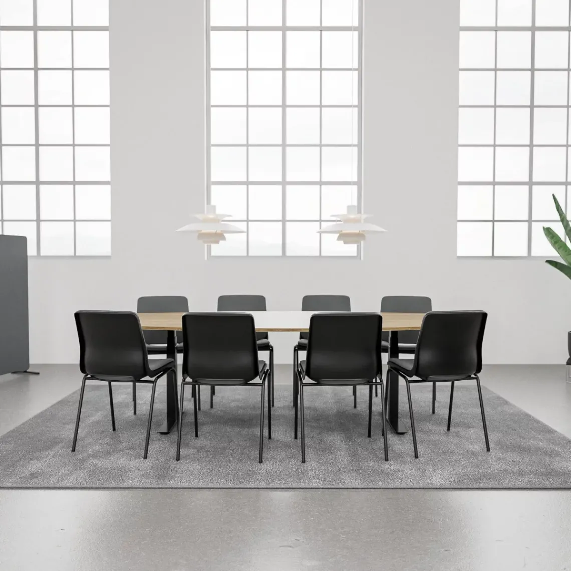 DPJ Workspace Konferenztisch SET 8 Personen - Agenda + Ana 4340SR