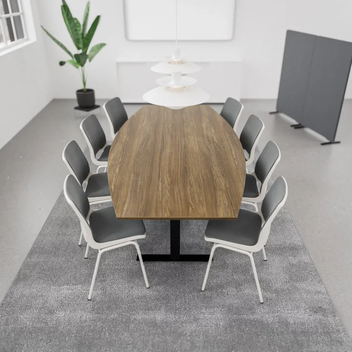 DPJ Workspace Konferenztisch SET 8 Personen - Agenda + Ana 4340SR