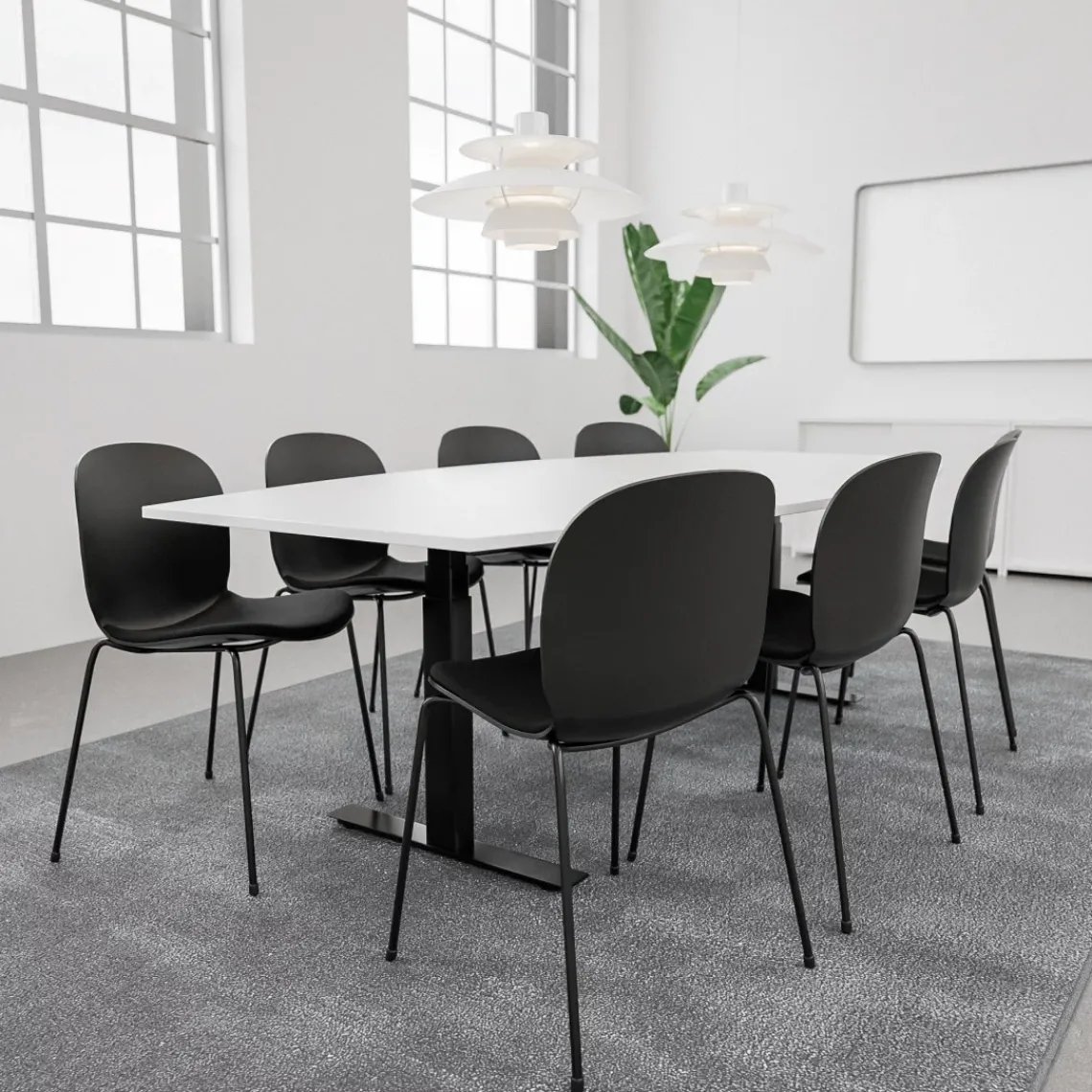 DPJ Workspace Konferenztisch SET 8 Personen - Agenda + Profim Noor