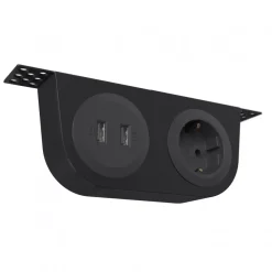 DPJ Workspace Konsole Powerdot Bracket Kit 03 - Inkl. Steckdose, 2 USB-A