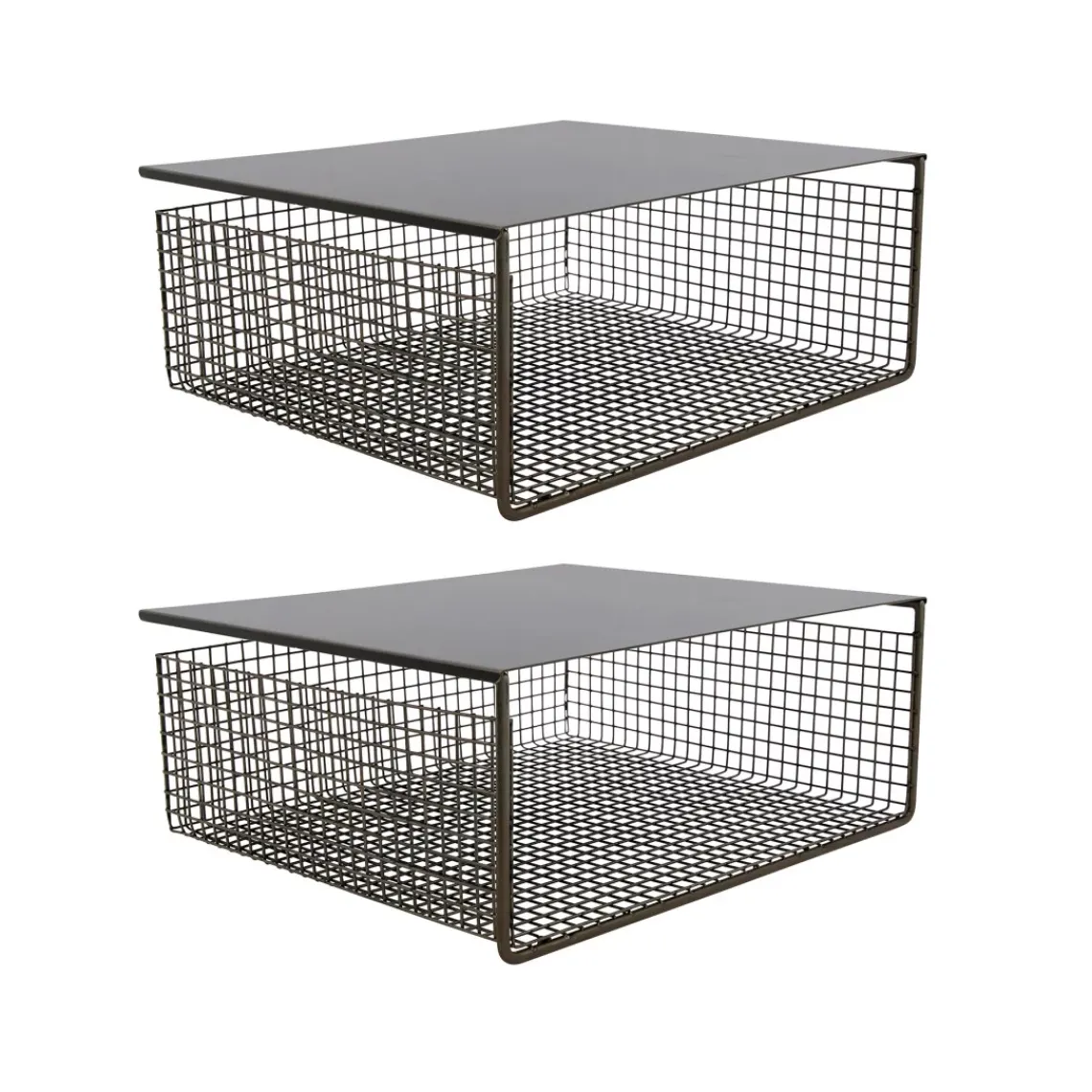 DPJ Workspace Metallkörbe für Wandregal Fari - SET