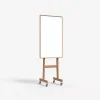 DPJ Workspace Mobiles Whiteboard Wood - Eichenstativ auf Rädern