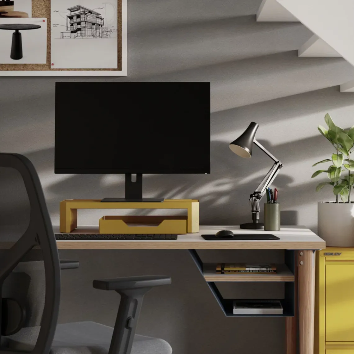 DPJ Workspace Monitorerhöhung Platform