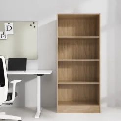 DPJ Workspace Offener Büroschrank Modea - 4 Regalfächer