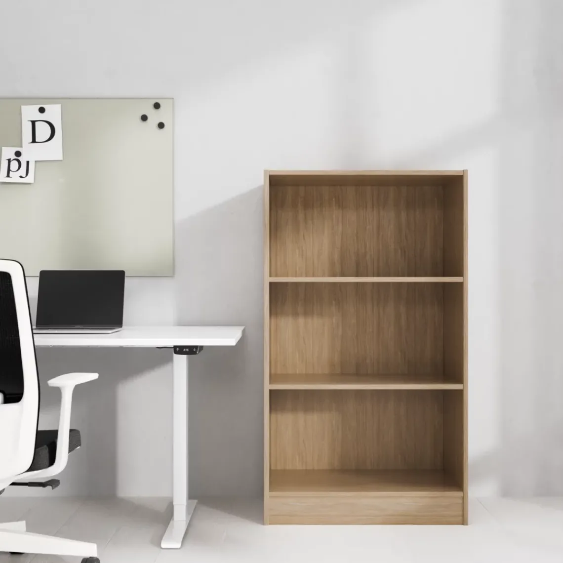 DPJ Workspace Offener Büroschrank Modea - 3 Regalfächer