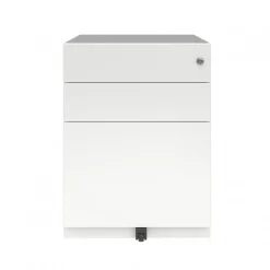 DPJ Workspace Rollcontainer Note Mobile - niedrig, 3 Schubladen, 42 cm breit