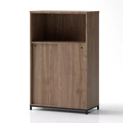 DPJ Workspace Schrank Crito - Mit Schiebetüren, 1 offenes Regalfach