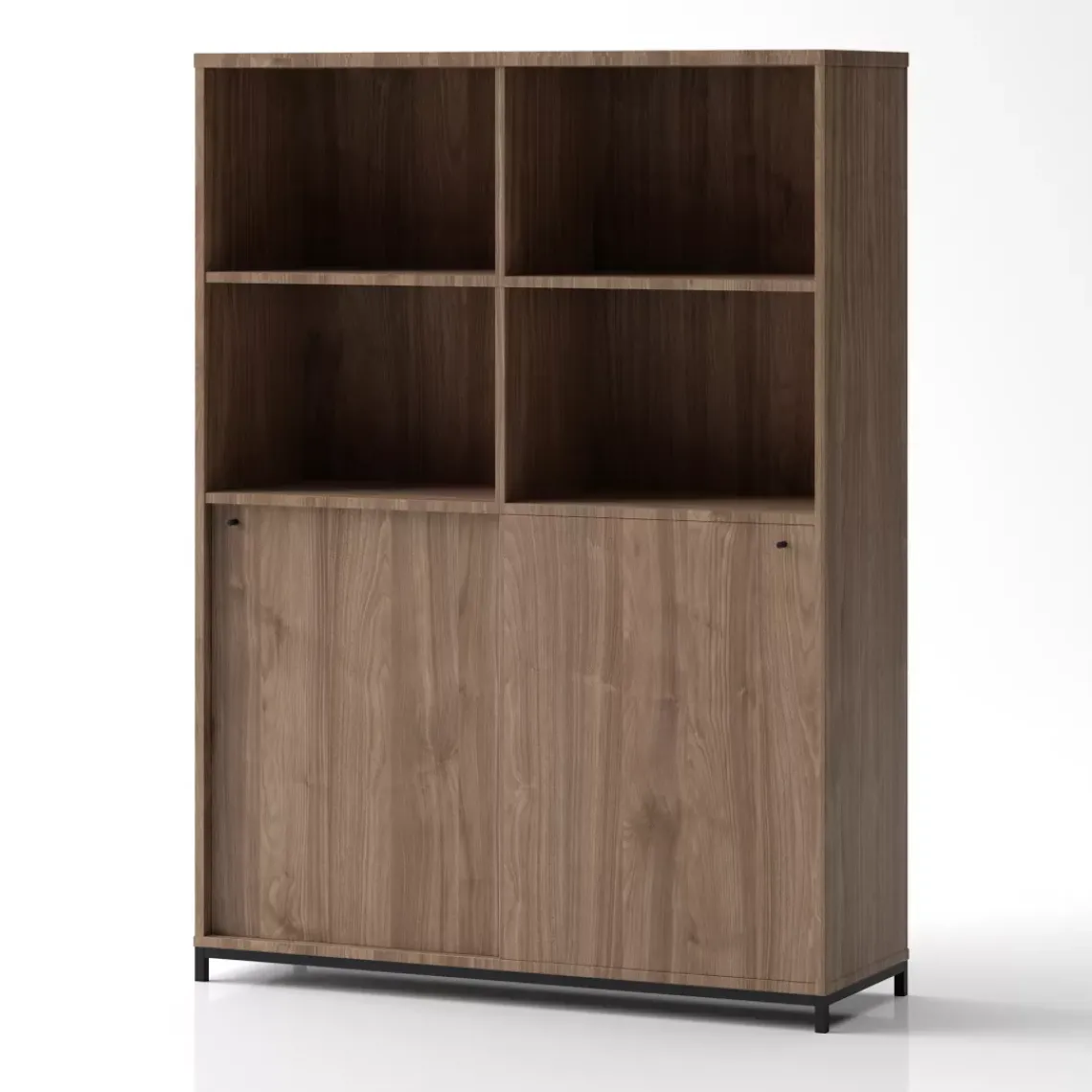 DPJ Workspace Schrank Crito extra-breit - Mit Schiebetüren, 8 Fächer