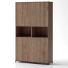 DPJ Workspace Schrank Crito extra-breit - Mit Türen, 2 offene Fächer mittig