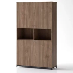DPJ Workspace Schrank Crito extra-breit - Mit Türen, 2 offene Fächer mittig