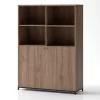 DPJ Workspace Schrank Crito extra-breit - Mit Türen, 4 offene Fächer