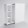 DPJ Workspace Seitenschrank Tower - 3+1 Regalböden, Links