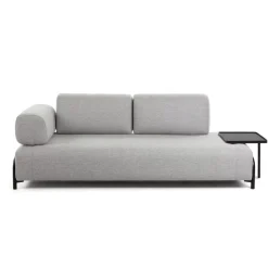 DPJ Workspace Sofa C.O - 3-Sitzer, mit Tablett