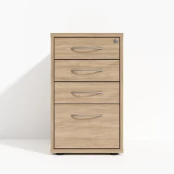 DPJ Workspace Standcontainer Modea - 3 Schubladen, 1 Hängeregister, 60 cm tief