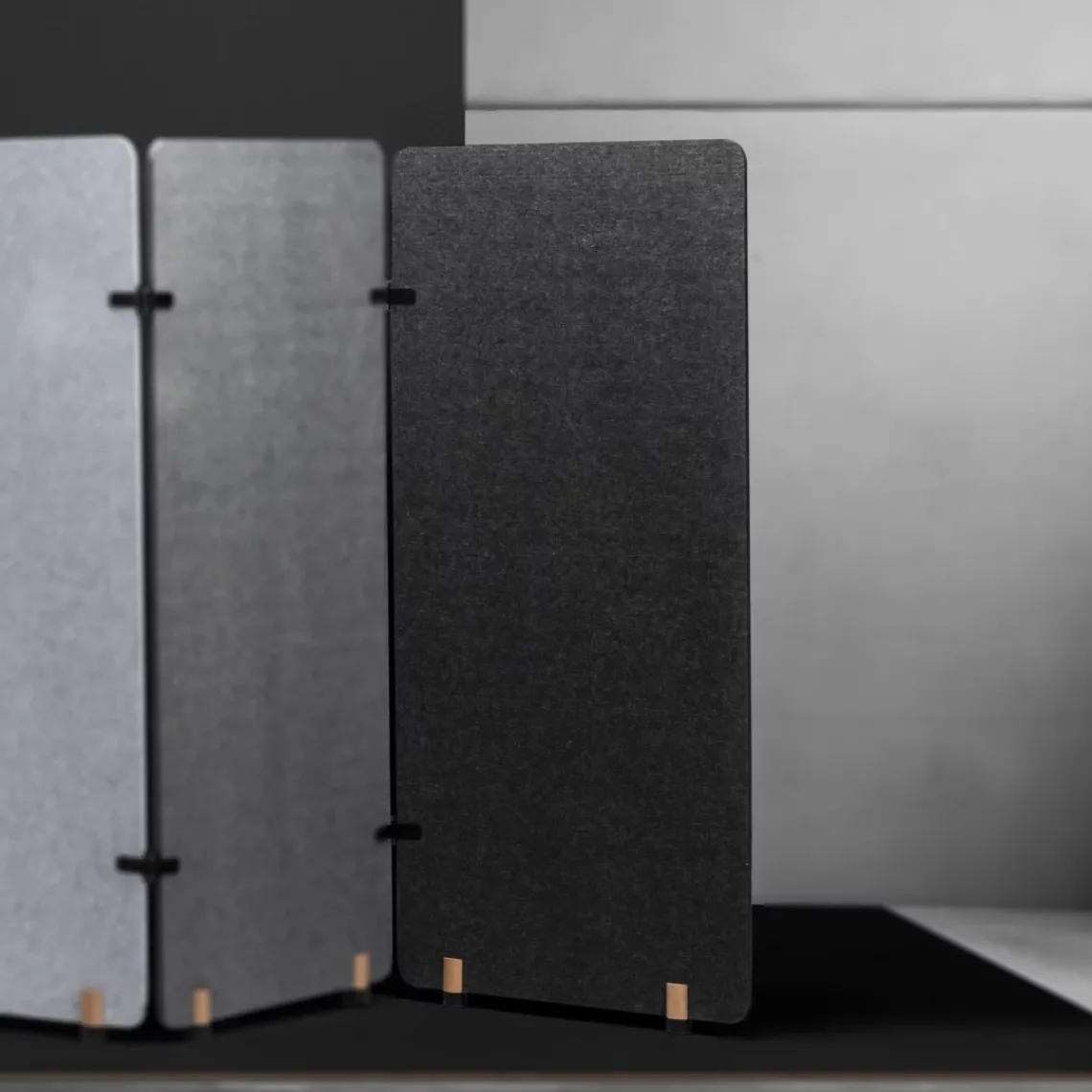 DPJ Workspace Stellwand Sculpo - Komplettpaket mit Standfüßen