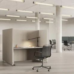 DPJ Workspace Stellwand Soneo 30 - Komplettpaket mit schwarzen Standfüßen