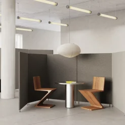 DPJ Workspace Stellwand Soneo 30 - Komplettpaket mit schwarzen Standfüßen