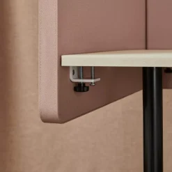 DPJ Workspace Tischtrennwand Dezibel - Mit runden Ecken
