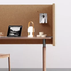 DPJ Workspace Tischtrennwand Dezibel - Mit geraden Ecken