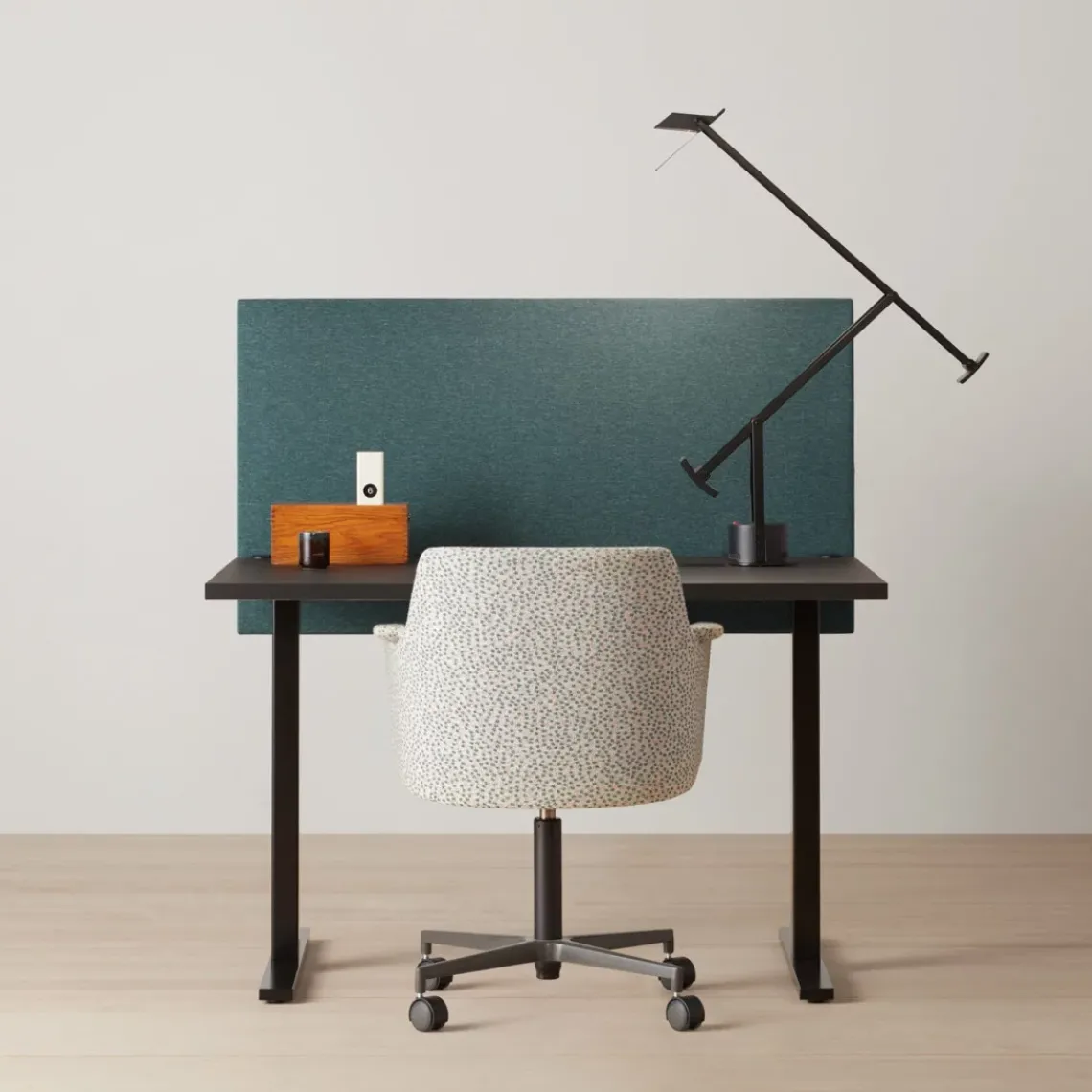 DPJ Workspace Tischtrennwand Soneo 30 - Komplettpaket mit Tischbeschlägen