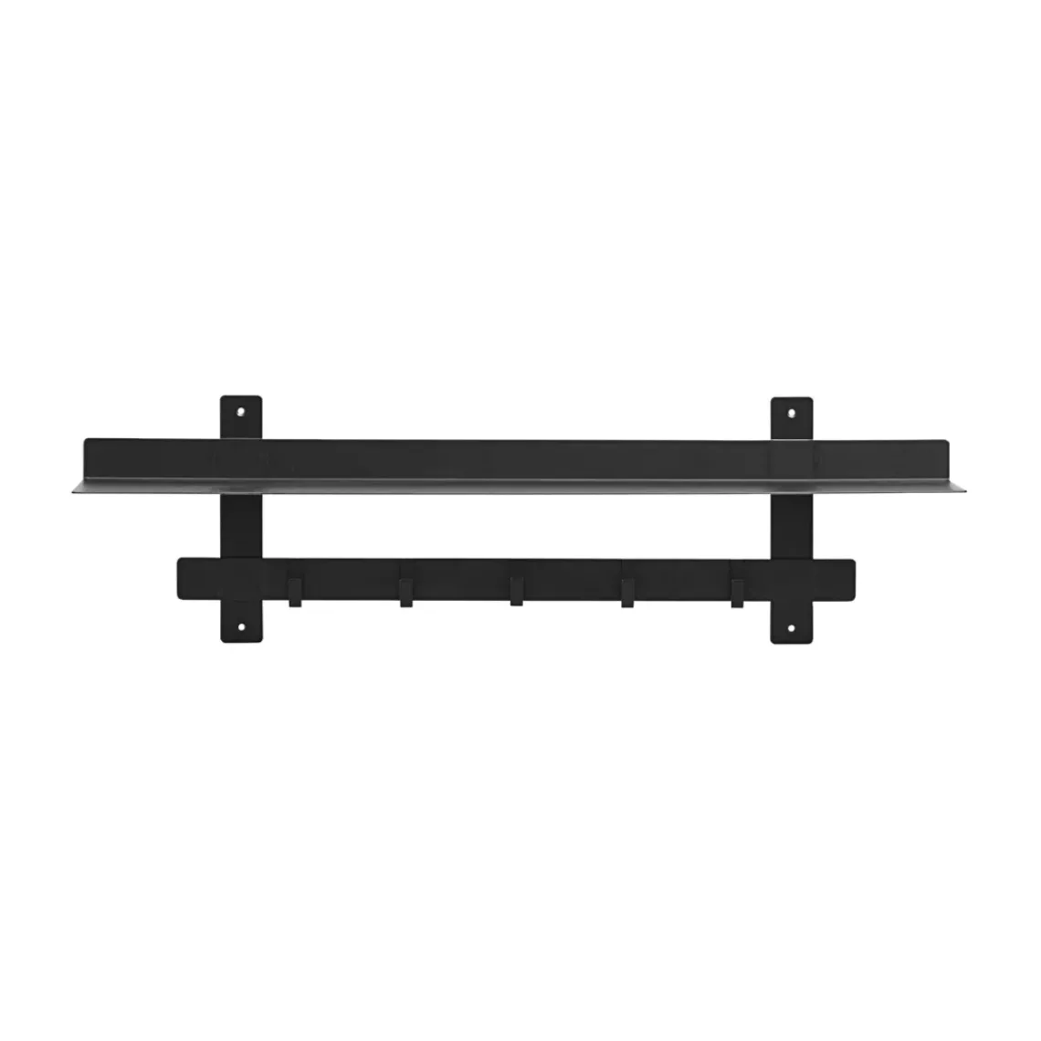 DPJ Workspace Wandregal Tag - 1 Regalboden, 5 Haken