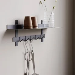 DPJ Workspace Wandregal Tag - 1 Regalboden, 5 Haken